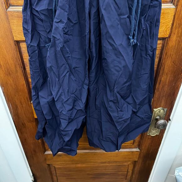 NWT Fashion Clothing Navy Wide Leg Drawstring Cargo-Style Pants Size XS - Picture 4 of 13